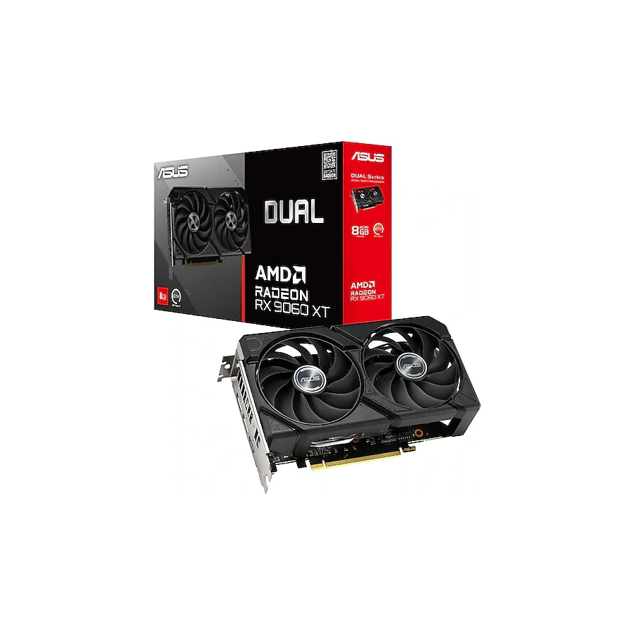 Asus RX 9060 XT Dual DUAL-RX9060XT-8G 128 Bit GDDR6 8 GB Ekran Kartı