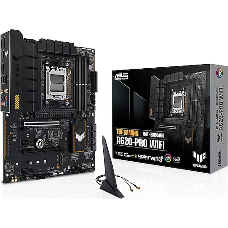Asus TUF Gaming A620-PRO Wi-Fi AMD AM5 DDR5 Micro ATX Anakart