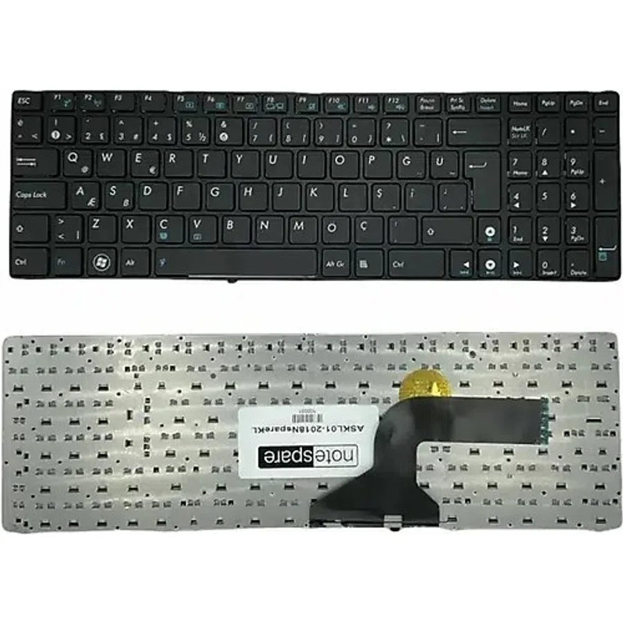 Asus Uyumlu X54c-Sx048v, X54c-Sx049d, X54c-Sx049v, X54c-Sx051d Klavye Siyah Tr
