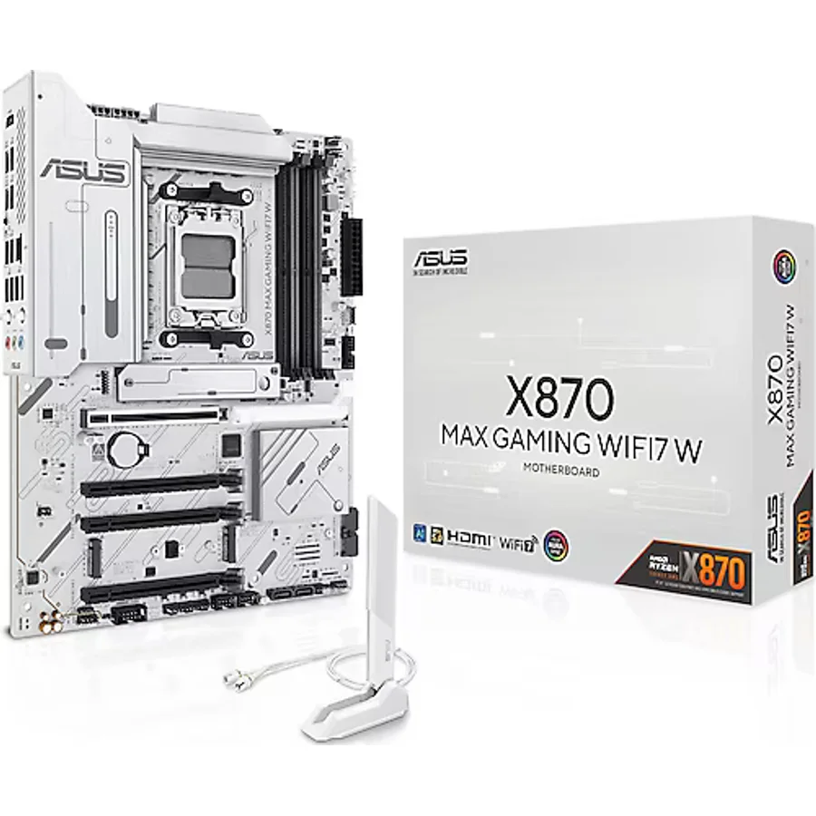Asus X870 Max Gaming WIFI7 W AMD AM5 DDR5 ATX Anakart