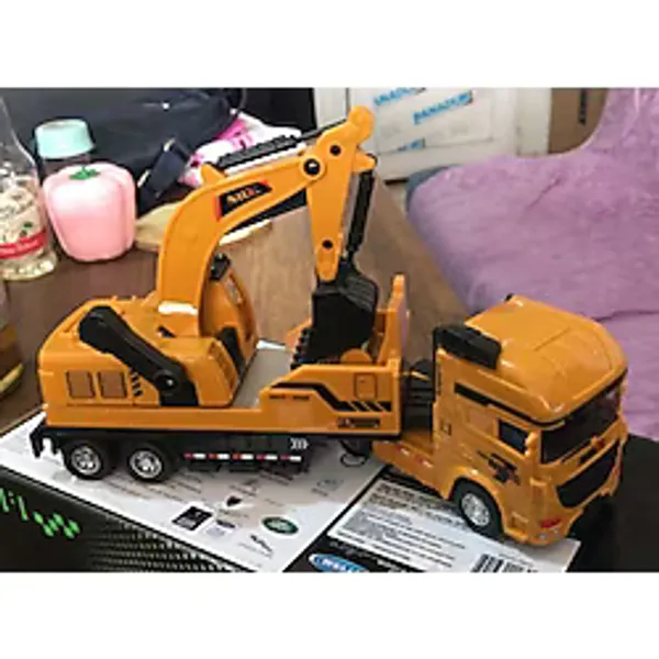Asya Oyuncak Oyuncak Koleksiyon İş Makinaları Kamyon Ekskavatör 25 Cm