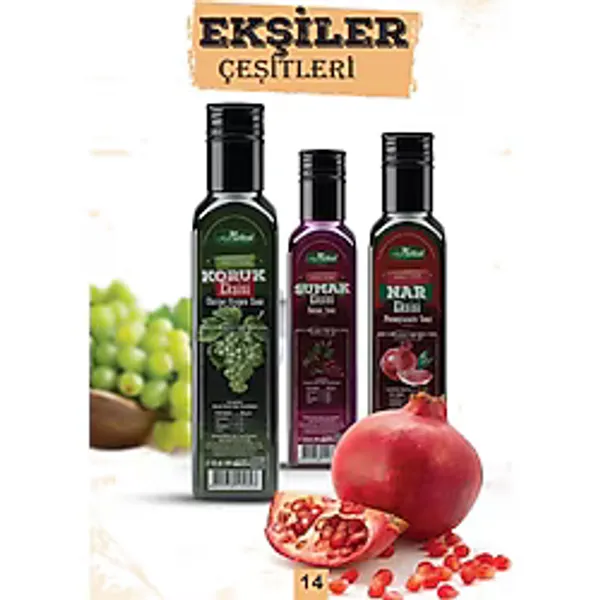 Asya Vital 3 Ekşi ( Nar Ekşisi, Sumak Ekşisi, Koruk Ekşisi) (3X680 Gr.)