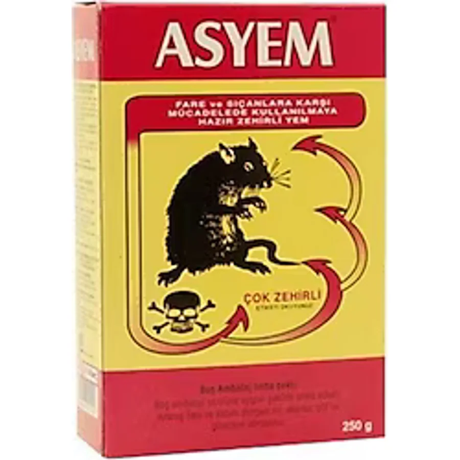 Asyem Buğday Fare Zehiri 250 gr