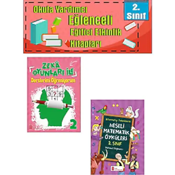 Ata 2.sınıf Okula Yardımcı Zeka Oyunları İle Derslerimi Öğreniyorum- Neşeli Matematik Öyküleri