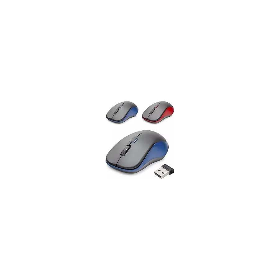 Ata Elektronik NOTEBOOK LAPTOP ANDROİD LED TV TELEVİZYON uyumlu Kablosuz Mouse MAUS KABLOSUZ WIRELESS OPTİK MOUSE MAUS 2.4G 10M Çekim Gücü - Mavi
