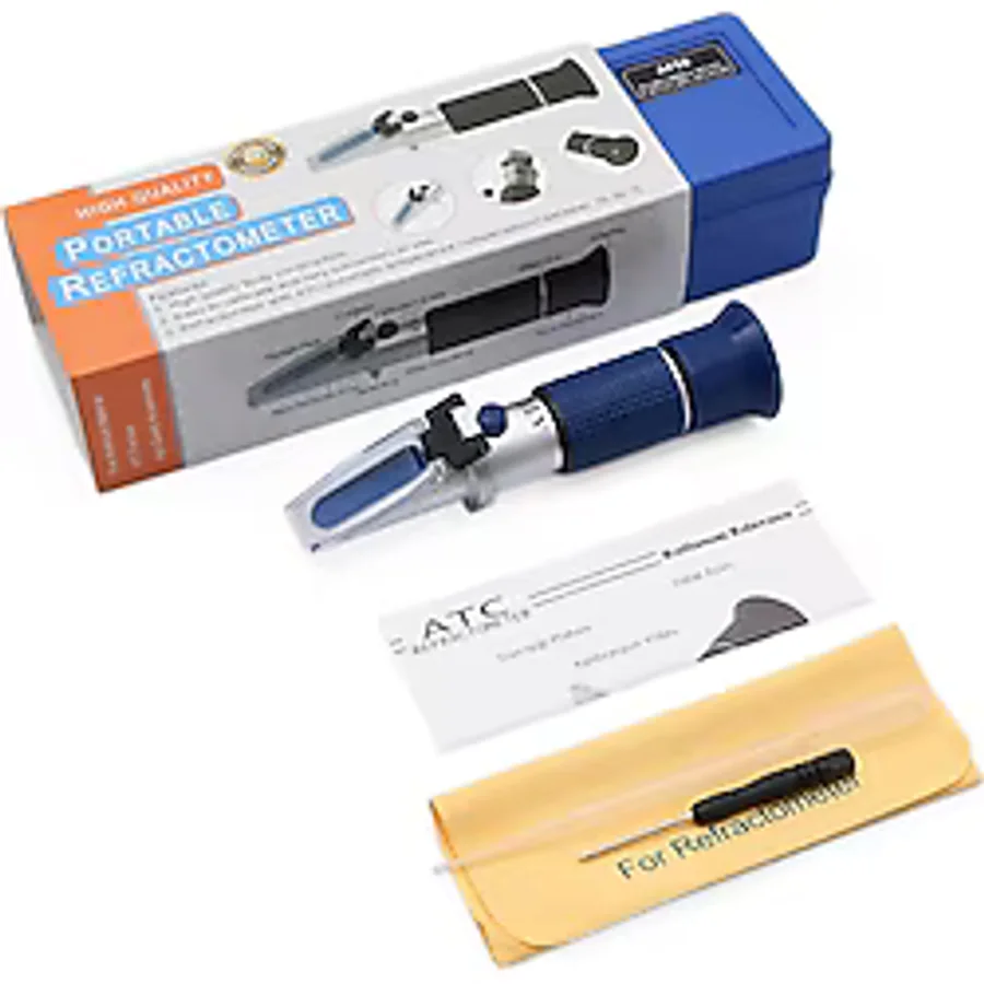 ATC REFRACTOMETER Atc Antifriz Refraktometre - Akü Sıvısı Etilen Propilen Glikol Cam Suyu Refraktometresi Af50