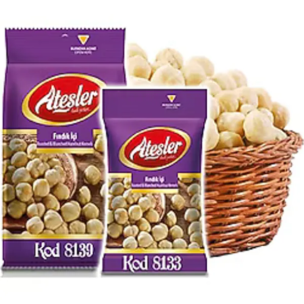 Ateşler Kuruyemiş Fındık İçi Kavrulmuş 50 gr