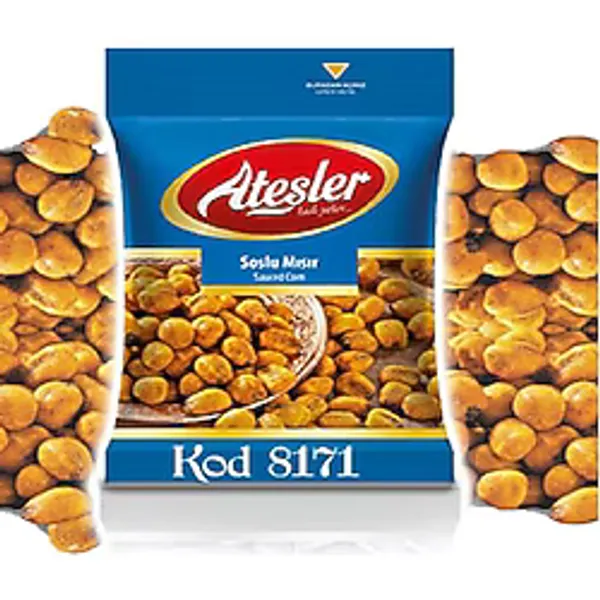 Ateşler Kuruyemiş Soslu Mısır Baharatlı Paket 40 gr