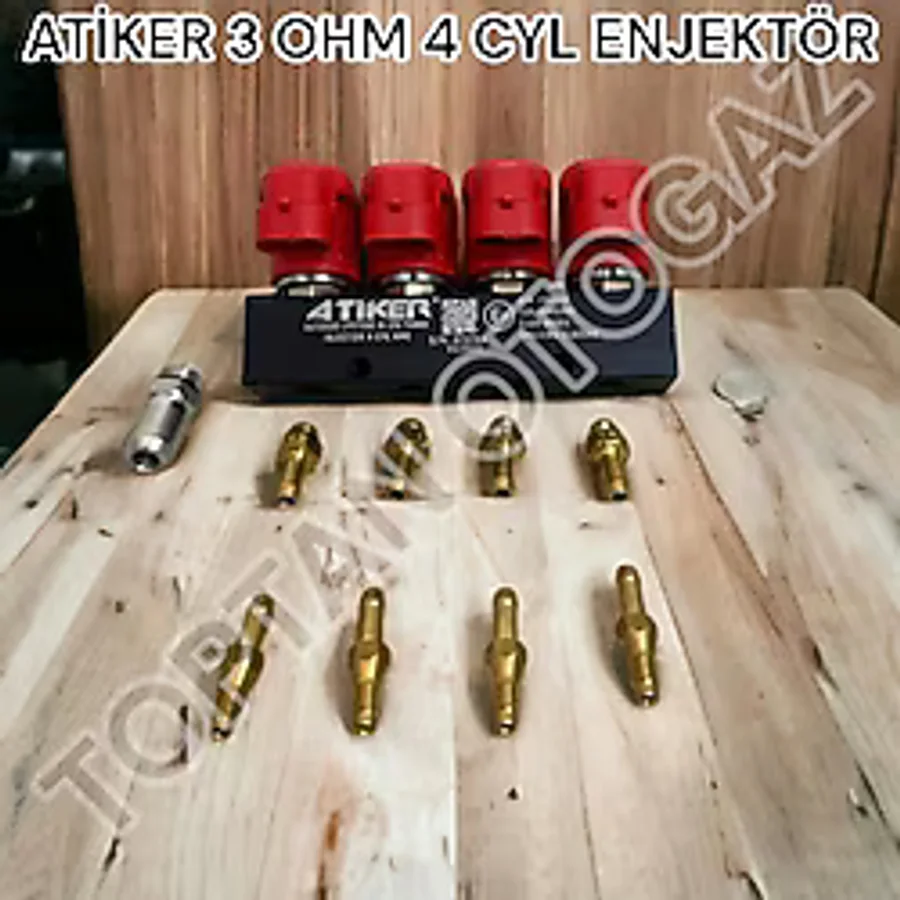 ATİKER Atiker Enjektör - 4 Silindir - 3 Ohm - Yeni Üretin Tarihli