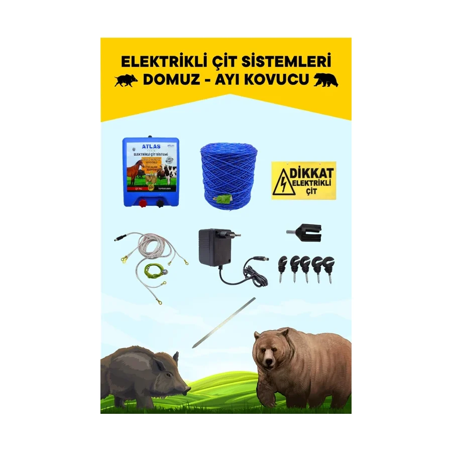 Atlas Domuz Ve Ayı Kovucu 5 Yıl Garanti 500mt Ömürlük Ürün No1