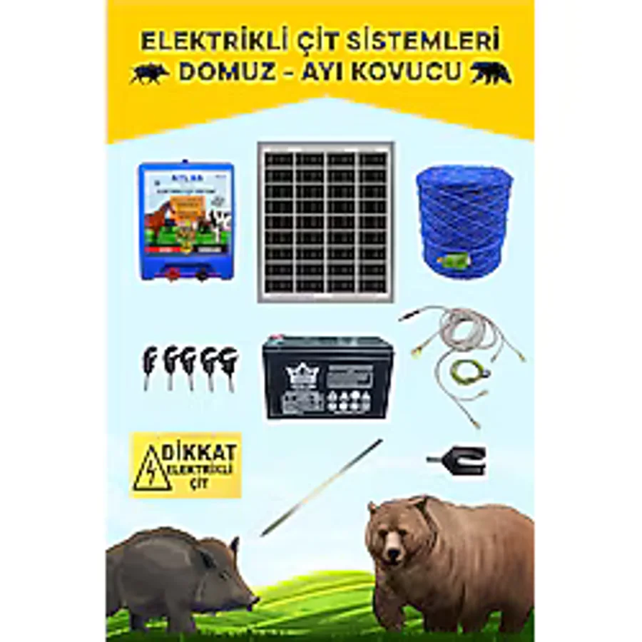 Atlas Ekonomik Domuz Ayı Kovucu 5 Yıl Garanti 500mt Ömürlük Ürün No1