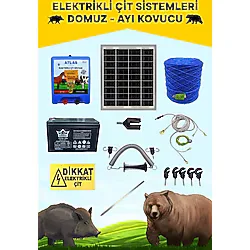 Atlas Ekonomik Elektrikli Çit 5 Yıl Garanti 2000mt Set Ömürlük Ürün No4