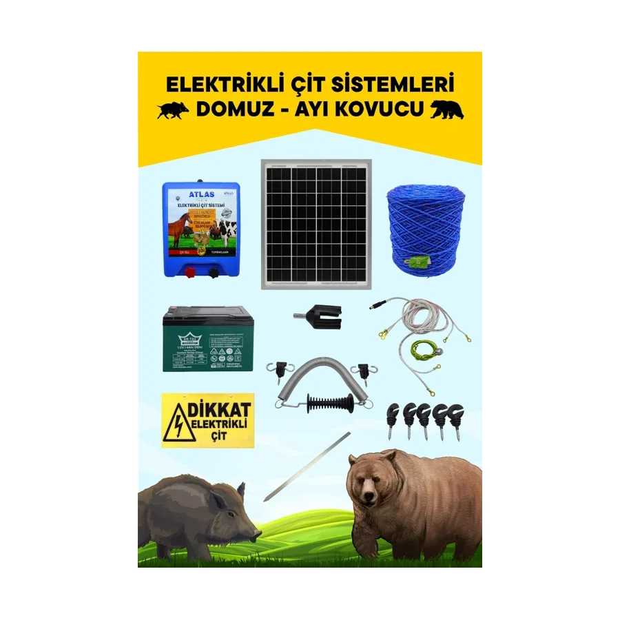 Atlas Elektrıklı Cıt 5 Yıl Garantı 1000Mt Set Omurluk Urun No2