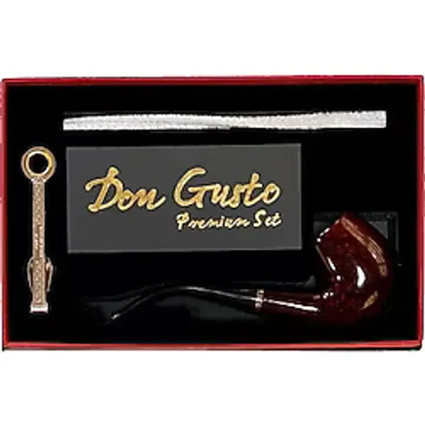 Atomic Don Gusto 9mm Başkangıç Pipo Seti Kahve