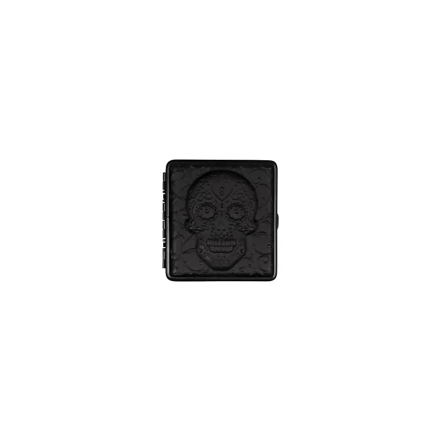 Atomic German 3D Deri Kısa Sigara Tabakası 18li Skull Key