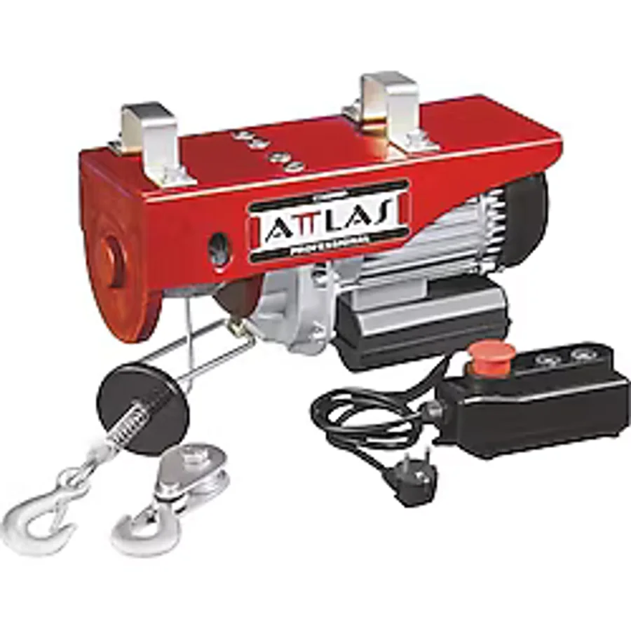 Attlas Atev 1200 Elektrikli Halatlı Vinç Bakır Sargı 600-1200 Kg 1800 W - A1202003