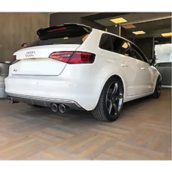 Audi A3 Uyumlu Hatchback Spoiler 2014-2018 (Piano Black) Drs 4X4 Tunıng