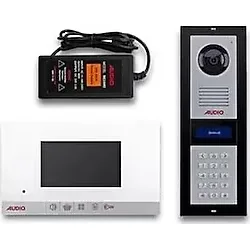 AUDIO 6 DAİRE GÖRÜNTÜLÜ SİSTEM SETİ 4.3" (BEYAZ ŞUBE)