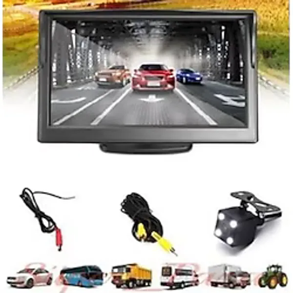 Audiomax 5 İnç Araç Monitör Araç Geri Görüş Park Kamerası Md5