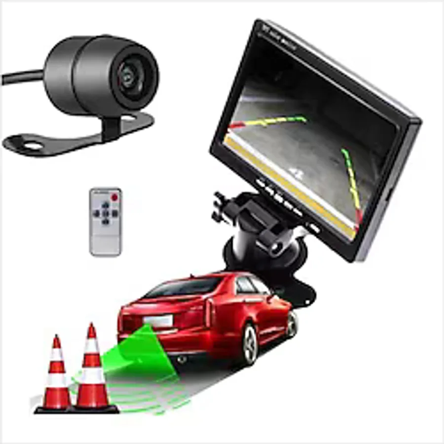 Audıomax 7 Inch Ekranlı Araç Park Geri Vites Görüş Kamerası