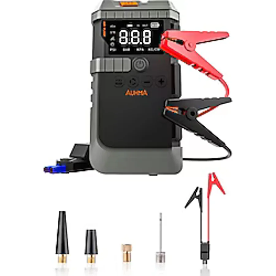 Auhma A7711 Jump Starter Hava Kompresörlü Akü Takviye Cihazı