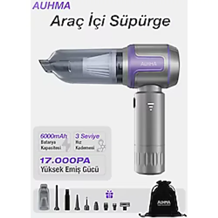 Auhma AHV-09 Şarjlı Araç Süpürgesi