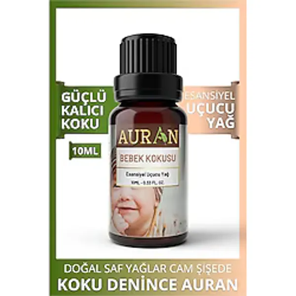 AURAN Bebek Kokusu Esansiyel Uçucu Koku Yağı Buhurdanlık Yağı