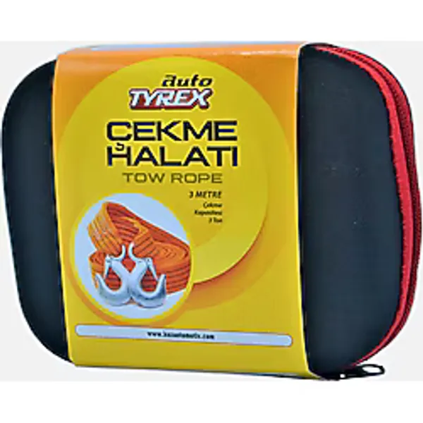 Auto Tyrex Çekme Halatı-Kemer 3 Ton / 3 Metre