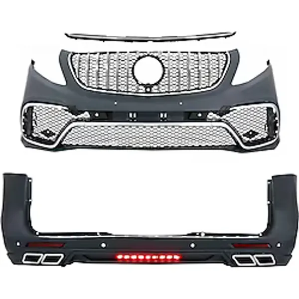 Autogp Mercedes vito w447 body kit tampon seti ledsiz short middle
