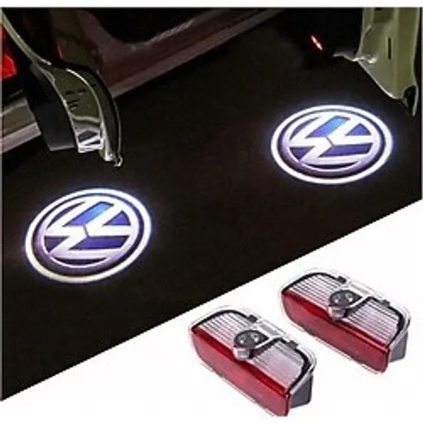 Autogp Vw Golf 5 Kapı Altı Işık Lazer Led Logo Hoşgeldin Aydınlatma Agp-kl-5014 1 Çift/kutu