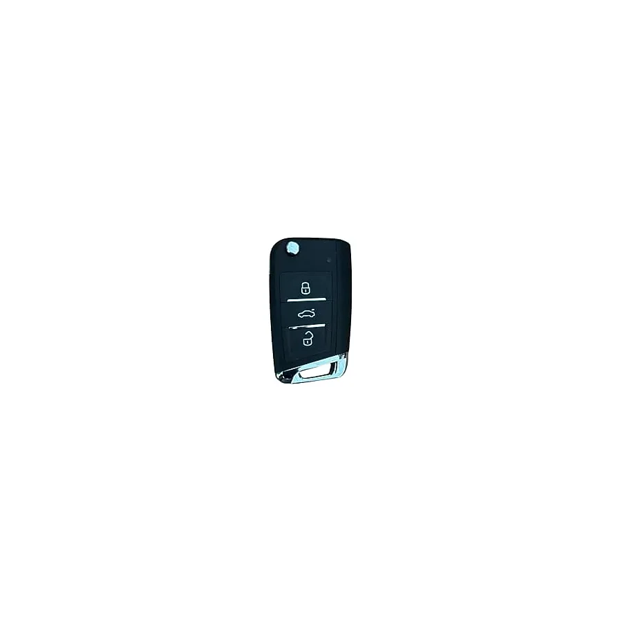 AutoHan Keys Universal Golf Tipi Sustalı Akıllı Oto Kumanda, 3 Butonlu, 433 MHz, Kodlanabilir Uzaktan Kumanda Anahtarı