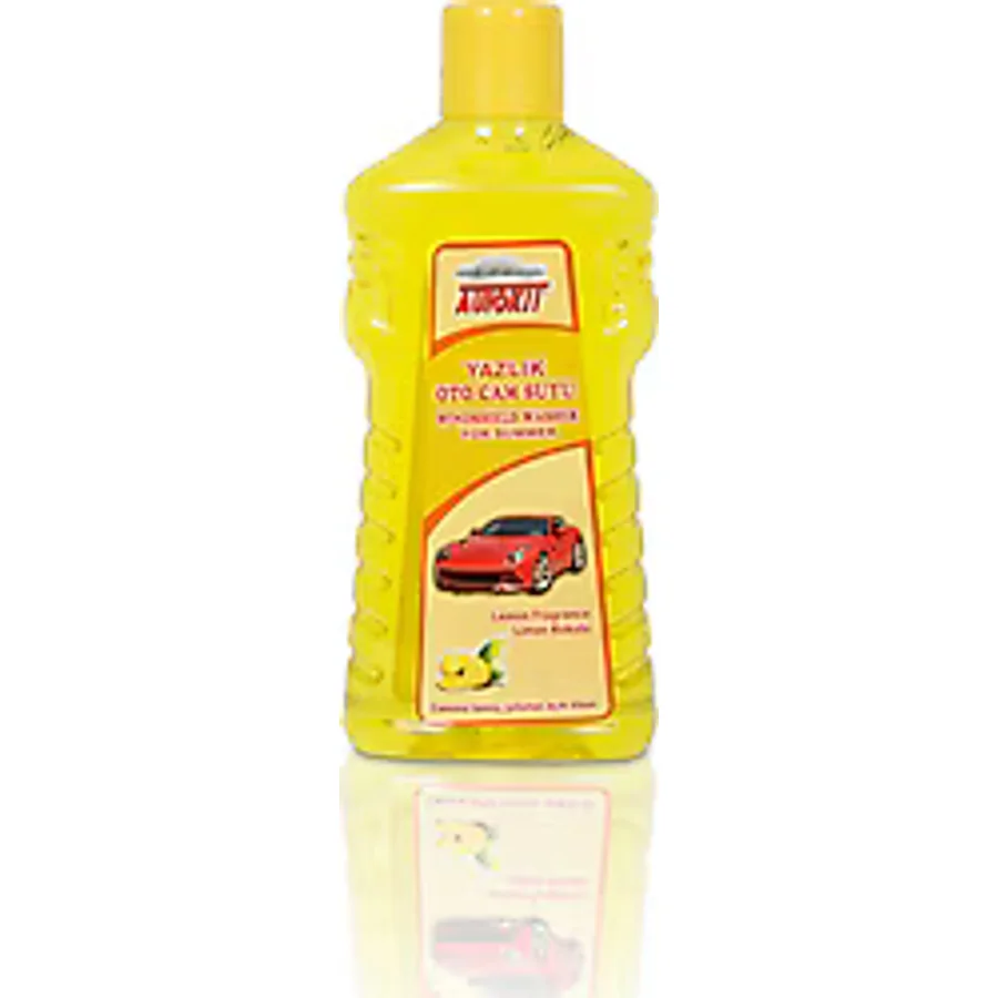 Autokit 1 lt Limon Kokulu Oto Cam Suyu