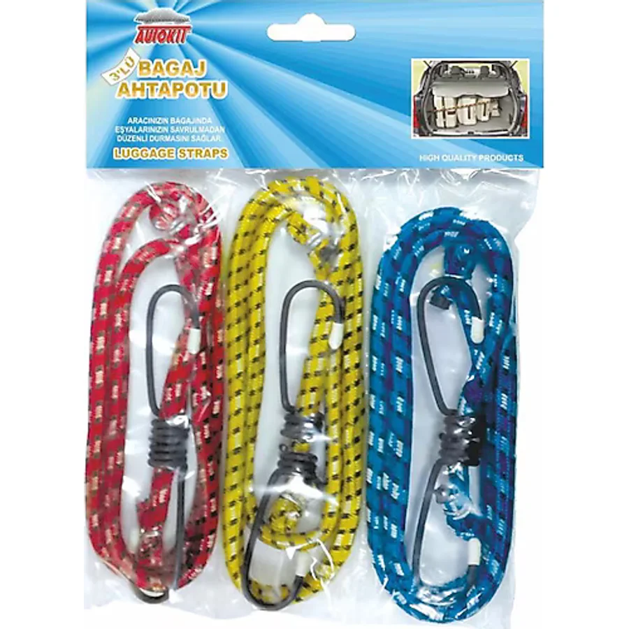 Autokit FA1-702 3'lü Bagaj Lastiği