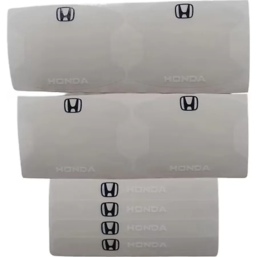 Autowise Honda Marka Logolu Oto Kapı Kolu Çizik Önleyici Yapışkan 8'li Set