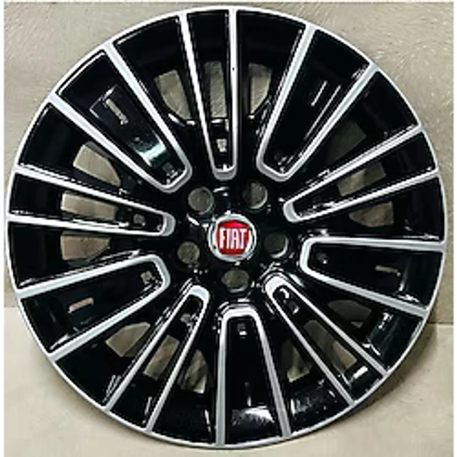 AutoWorld Jant Kapak 4 Adet Fiat Egea Urban 16"inç Siyah Gri