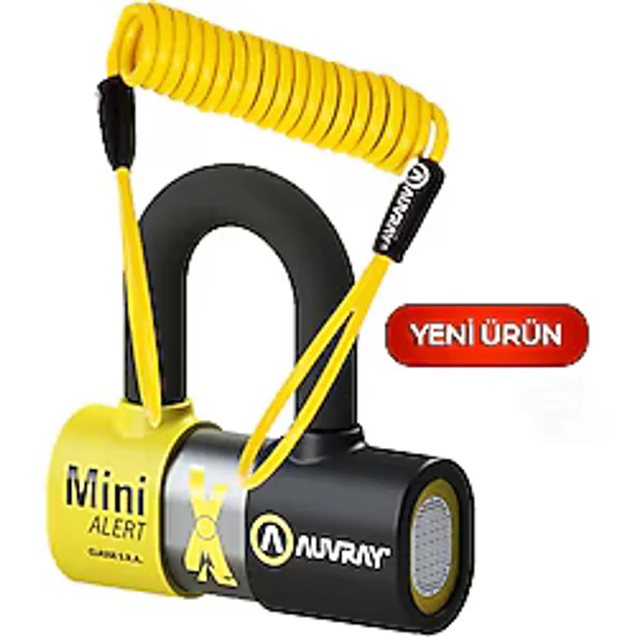 Auvray Mini Extreme Uv Alarmlı Disk Kilidi Sra Sertifikalı 2Axtrauv