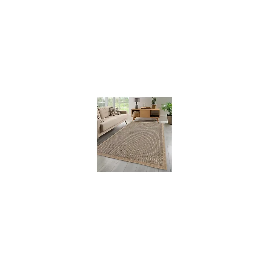 Avanos Modern Sisal Jüt Toz Vermez Balkon Bahçe Mutfak Dokuma Halı Kilim