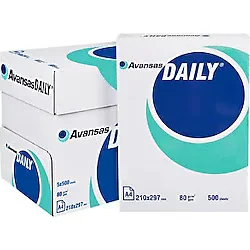 Avansas Daily A4 80 gr 2500 Yaprak 5'li Paket Fotokopi Kağıdı