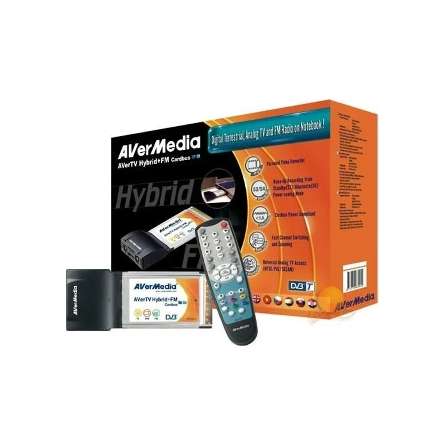 Avermedia Aver Tv Hybrid+Fm Cardbus - Dvbt Hybrid Pcmcia Fm Tv Kartı
