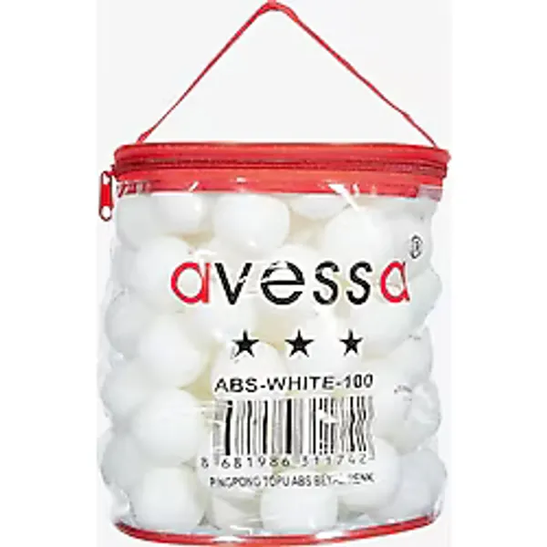 Avessa 100 lü Masa Tenisi Antrenman Topu Beyaz