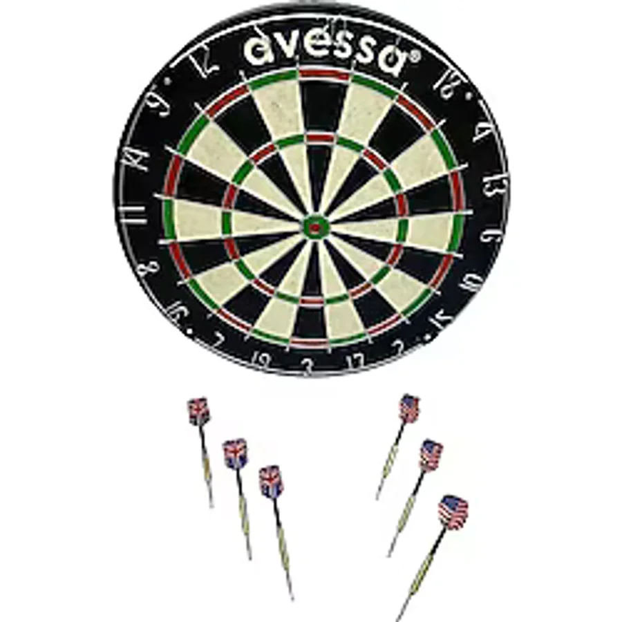 AVESSA Dart-150 Sisal Profesyonel Dart Tahtası Seti