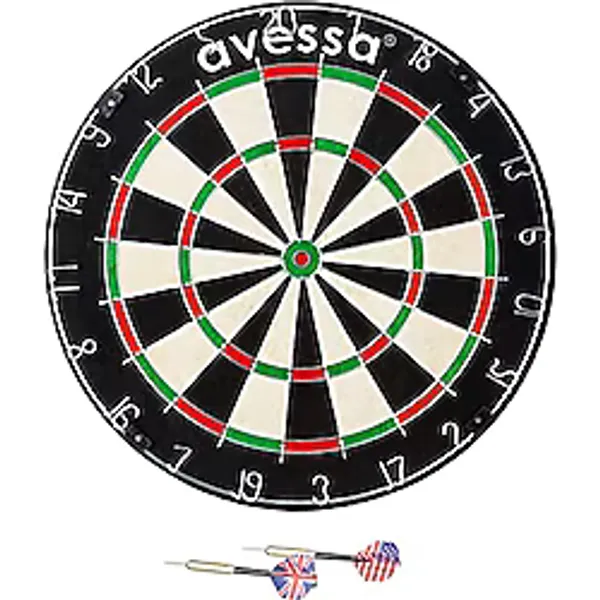 Avessa Profesyonel Sisal Dart Tahtası 6 Adet Ok