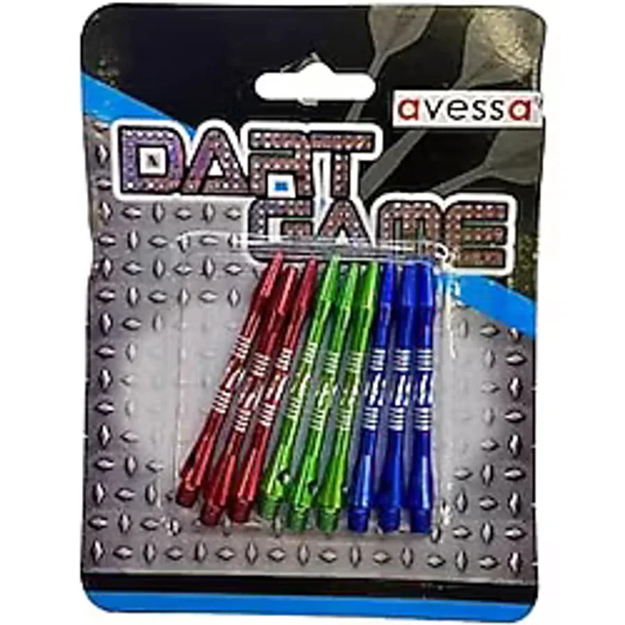 Avessa Shaft-20 Renkli Aluminyum Dart Oku Shafti 9Lu