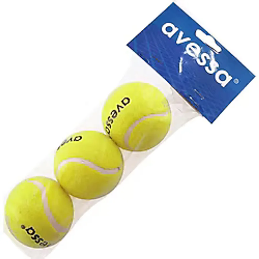 AVESSA Tenis Topu 3 adet Sarı Tt-100