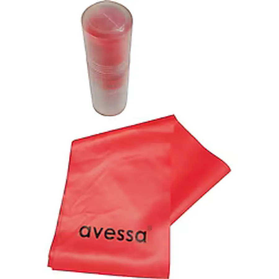 Avessa Tüpte Pilates Lastiği PB-50 KIRMIZI 50 mm
