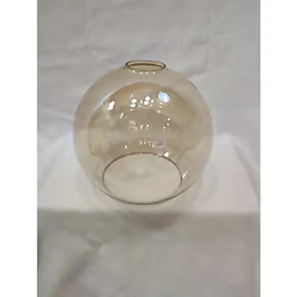 Avize Camı.küre,bal Renkte, E.27 .çap:13,50cm.açık Ağızlı Bal Rengi