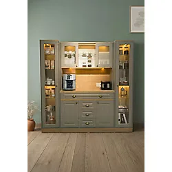 Avm 24 Mikel Masalı Kahve Köşesi Led Aydınlatmalı %100 Mdf Ücretsiz Montaj 200x45x200