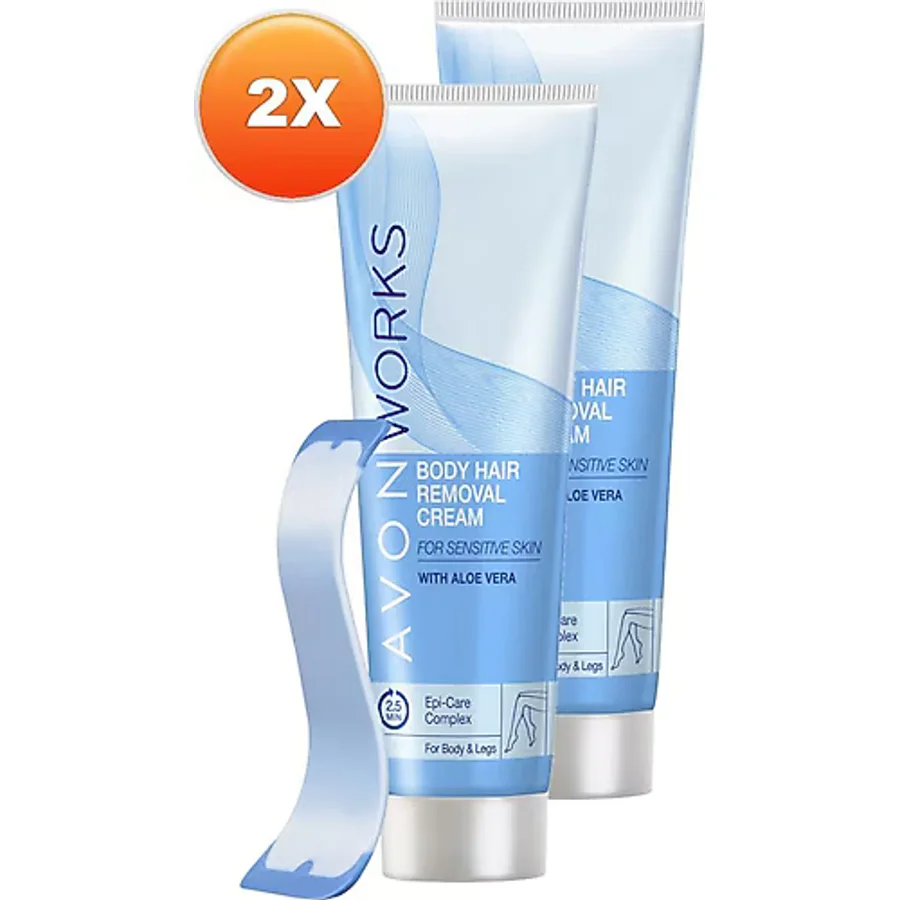 Avon Works Vücut İçin 100 ml 2 Adet Tüy Dökücü Krem