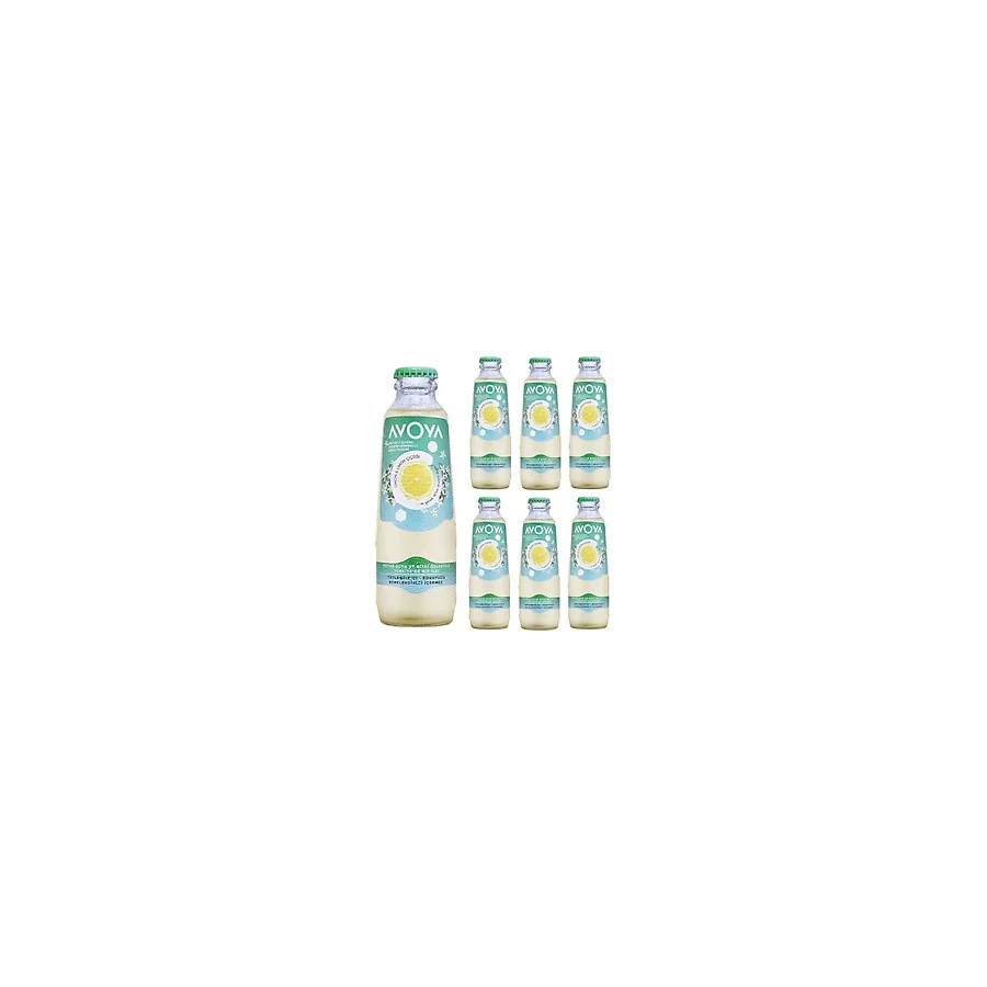 Avoya Limon ve Limon Çiçeği Aromalı Maden Suyu 6'lı 200 ml Ferahlatıcı ve Doğal İçerik