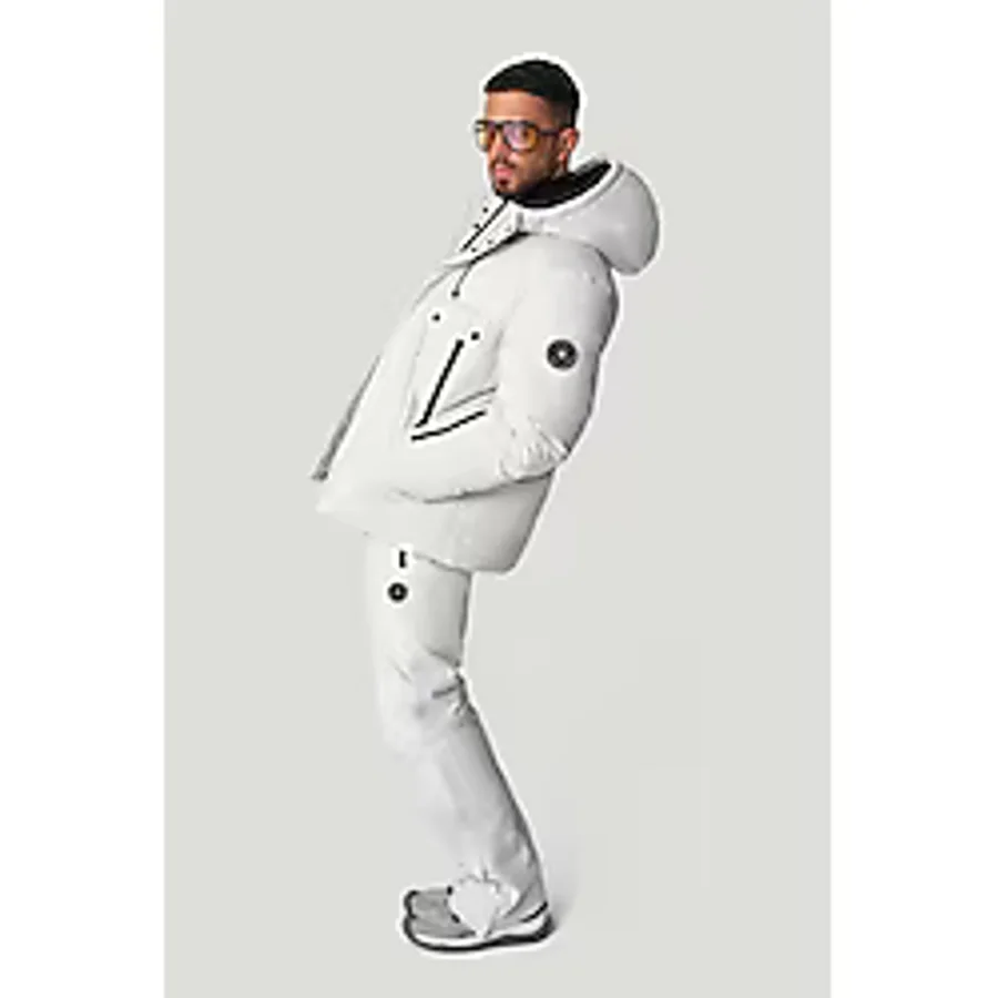 Avva Erkek Beyaz Su İtici Rüzgar Geçirmez Beli Ayarlanabilir Comfort Fit Kayak Pantolonu A42Y3125 - 2XL